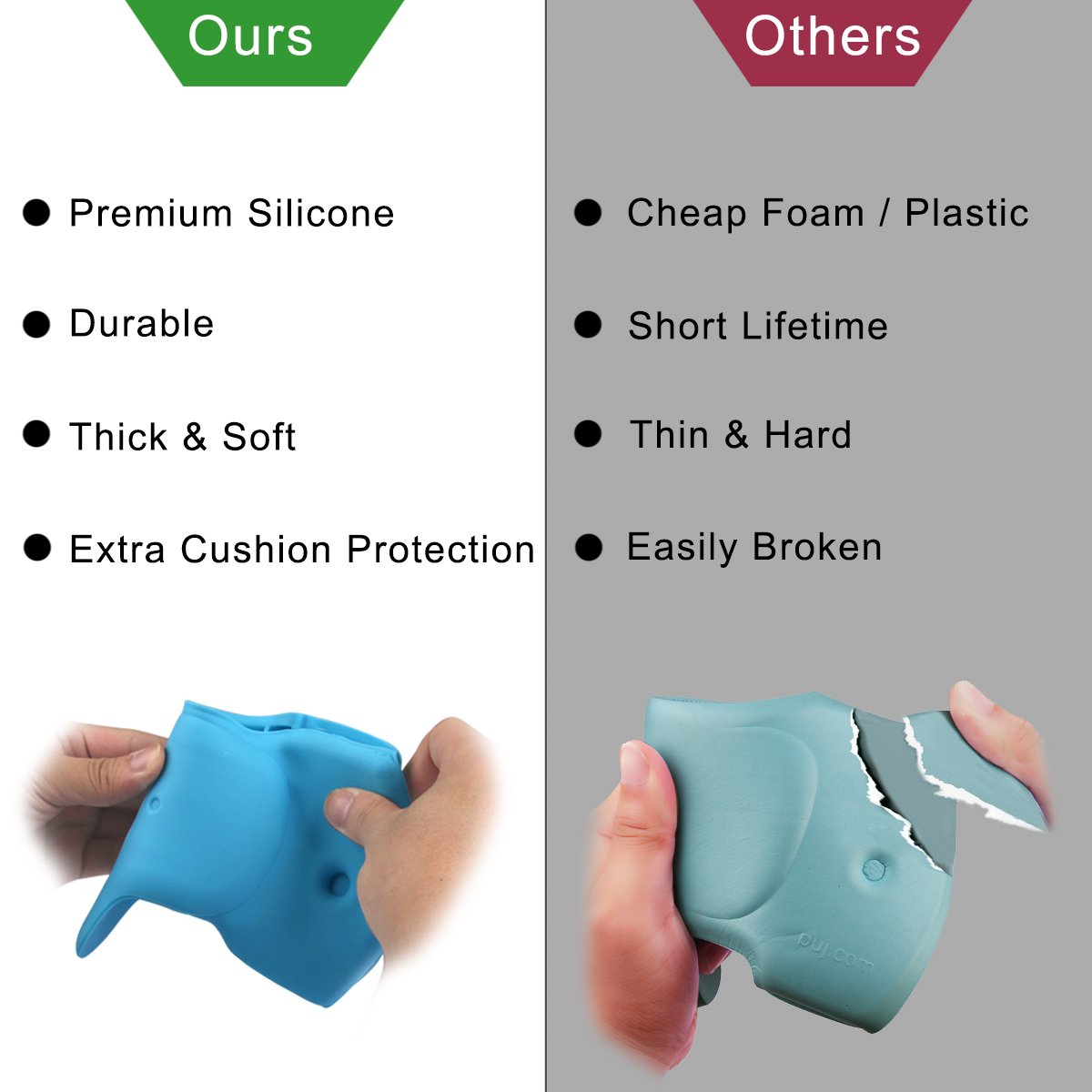 Bath Spout Cover - Faucet Cover Baby - Tub Spout Cover - Bathtub Faucet Cover for Kids - Tub Faucet Protector for Baby -Silicone Spout Cover Blue Elephant - Kids bathroom accessories : Baby