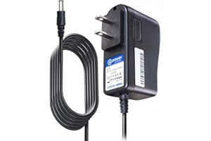 T POWER T-Power 9V Charger for Dunlop Crybaby 535Q Multi Wah ECB-003 ECB003 Cry Baby GCB-95 MXR Black Label Chorus,MXR Boost,LINEDRIVER VOX Guitar Effects Pedals Plus HQRP Coaster Supply