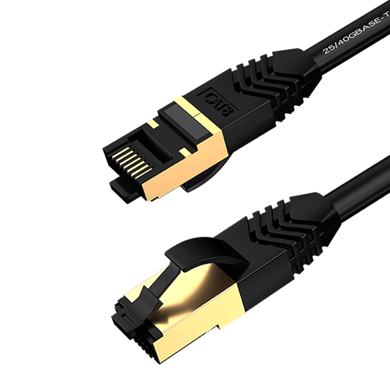 Wan Cable 6ft 2 Pack RJ45 Cat8 Network Cables,Shileded Patch