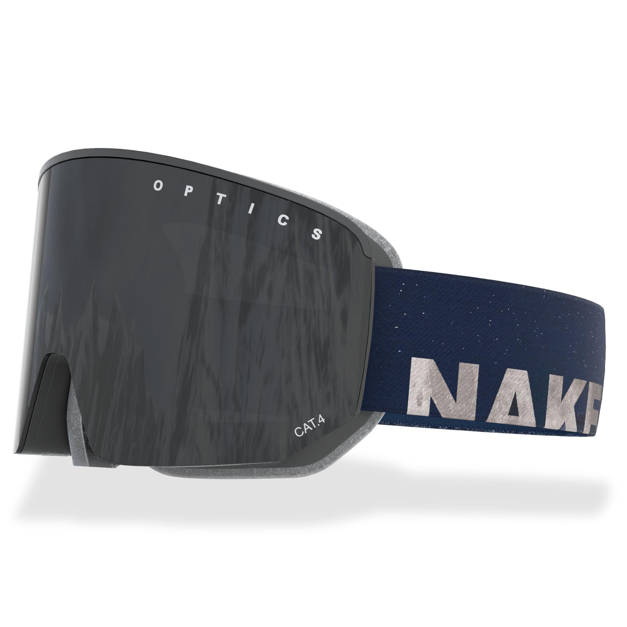 NAKED Optics The NOVA Ski Goggles Men, Ski Goggles Women, Snowboard Goggles (NOVA Moonlight, without bad weather lens)