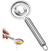 Egg Separator,Stainless Steel Egg Yolk White Separation Tool