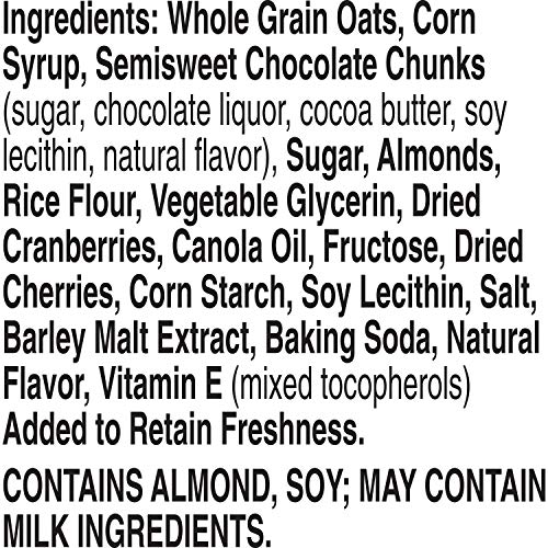 NATURE VALLEY GRANOLA BARS, CHEWY TRAIL MIX, DARK CHOCOLATE CHERRY 7.4 OZ (6 BARS)