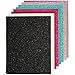 Glitter Cardstock Paper for DIY Crafts (8.5 x 11 In, 24 Sheets)