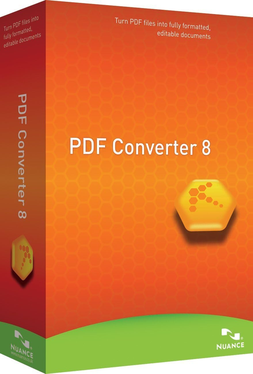 Nuance PDF Converter 8 Autoedición (Full, 1 usuario(s), 200 MB, 512