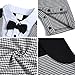 Baby Boys Romper, Toddler Short Sleeve Outfits Infant Tuxedo Onesie with Bow Tie