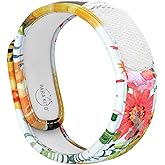 PARA'KITO Mosquito Insect & Bug Protection Wristband - Mosquito Stickers & Bug Spray Alternative - Summer Essentials, Beach Accessories, Hiking & Camping Essentials - Natural Essential Oils (Flowery)