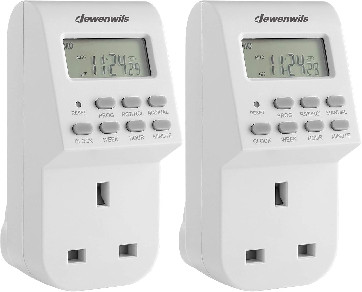 DEWENWILS Digital Lamp Timer Socket Plug