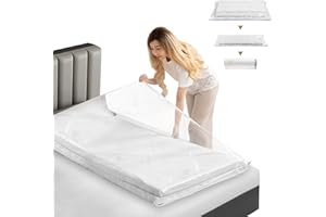 REAUA Mattress Vacuum Bag 240X120cm Oversized Vacuum Bags Foam Mattress Vacuum Storage Bags Waterproof Reusable Twin Mattress Vacuum Bag King,Vacuum Seal Mattress Cover 94.4"x47.2"