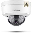VIKYLIN 8MP PoE IP Camera Outdoor, 4K PoE IP Vandal Dome Security Camera with Human Vehicle Detection, w/Audio, 2.8mm Lens, 9