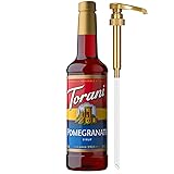 Torani Pomegranate Syrup for Drinks, Flavoring for