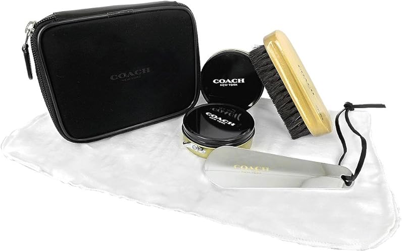 Amazon コーチ Coach 小物 靴磨きセット F ブラック Blk 靴磨きセット メンズ レディース アウトレット品 並行輸入品 Coach コーチ ポーチ