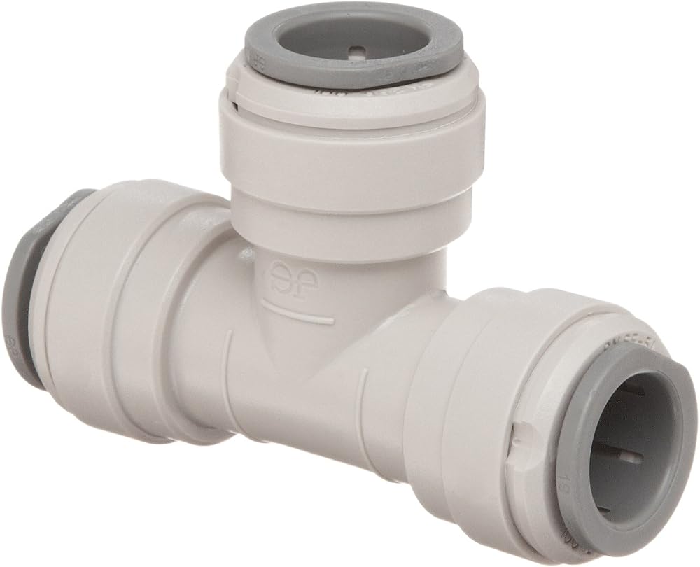 John Guest 1/2" Tube OD Equal Tee Push-Fit NSF Potable Water Fitting