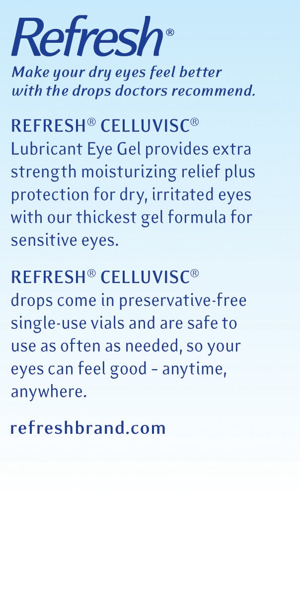 Refresh Celluvisc Lubricant Eye Gel, 30 Count SingleUse Containers