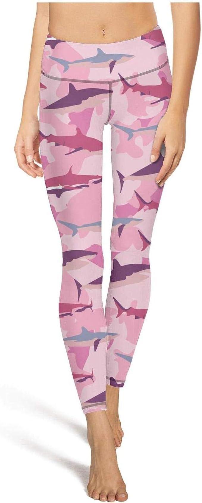 pink camo yoga pants