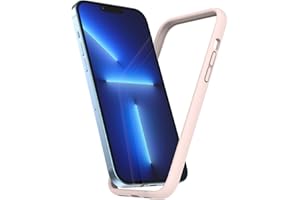 K TOMOTO Compatible iPhone 13 Pro Max Bumper Case (6.7 Inch), Liquid Silicone Protective Frame [Raised Edge & Drop Protection] Silky and Soft Touch, Sand Pink