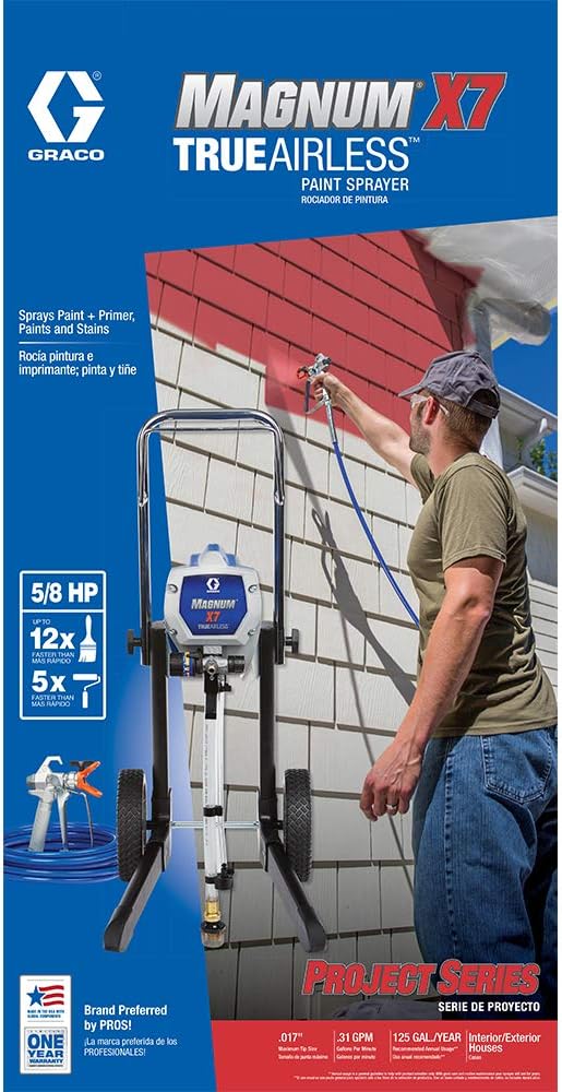 Graco Magnum 262805 X7 Cart Airless Paint Sprayer - Power Paint Sprayers - 