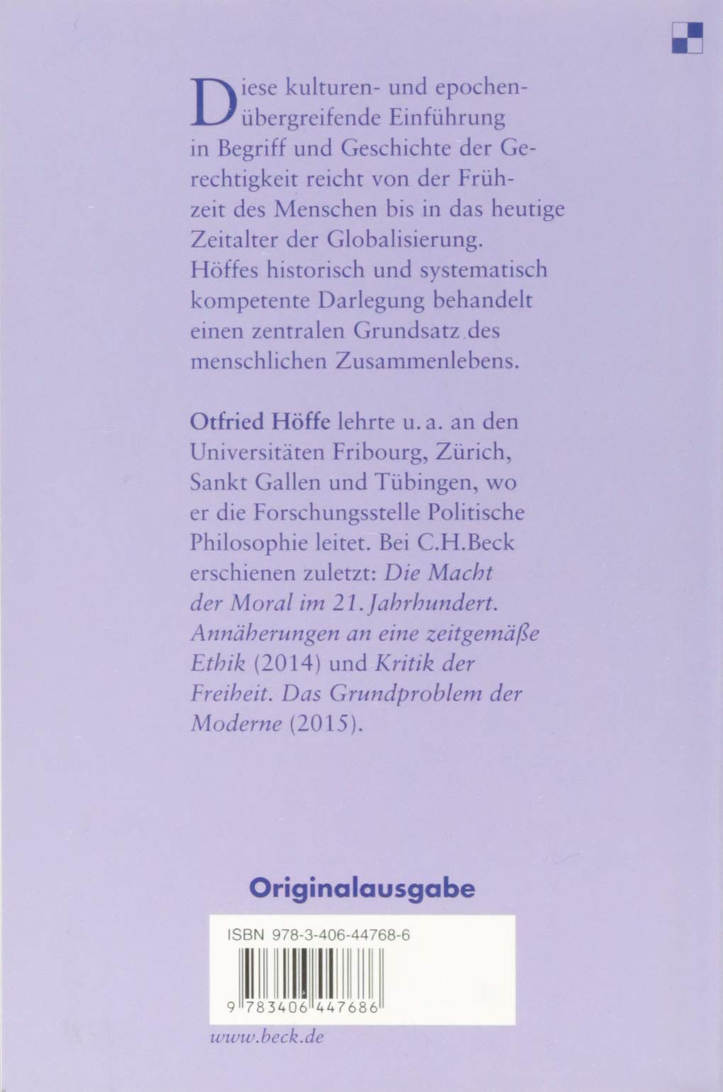 Gerechtigkeit Amazon Co Uk Hoffe Otfried 9783406447686 Books