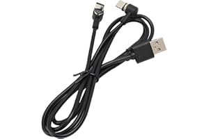 CUIFATI Controller Charger Charging Cable for, 2.6FT Type C Data Cord, 90 Degree Dual Magnetic Type C 2 in 1 Handle Charging Cord for PS VR2 for