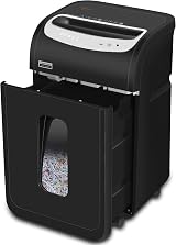 VidaTeco Paper Shredder for Office Matte Black Cross Cut 25 Sheets