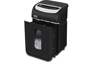 VidaTeco 25-Sheet Paper Shredder for Home Office Heavy Duty Cross Cut Paper Shredder for Home Office,Document Shredding Machine with 58dB,Shred CD/Card with 7.9-Gal Bin,AUTO Jam Proof