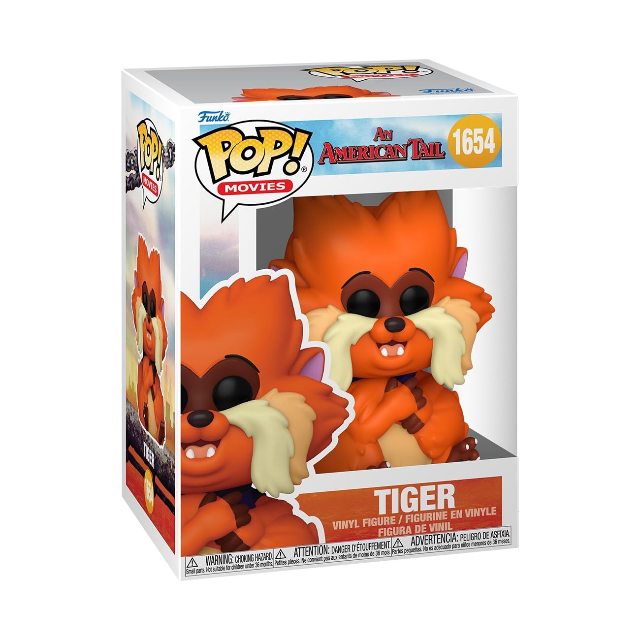 Funko Pop! Movies: American Tail – Tiger ​ - an American Tail - Collectable Vinyl Figure - Gift Idea - Official Merchandise - Toys for Kids & Adults - Movies Fans - Model Figure for Collectors