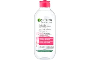 Garnier Micellar Cleansing Water, All-in-One Makeup Remover, Cleanses and Soothes Skin, Ideal for Face, Eyes & Lips, No Rinsi