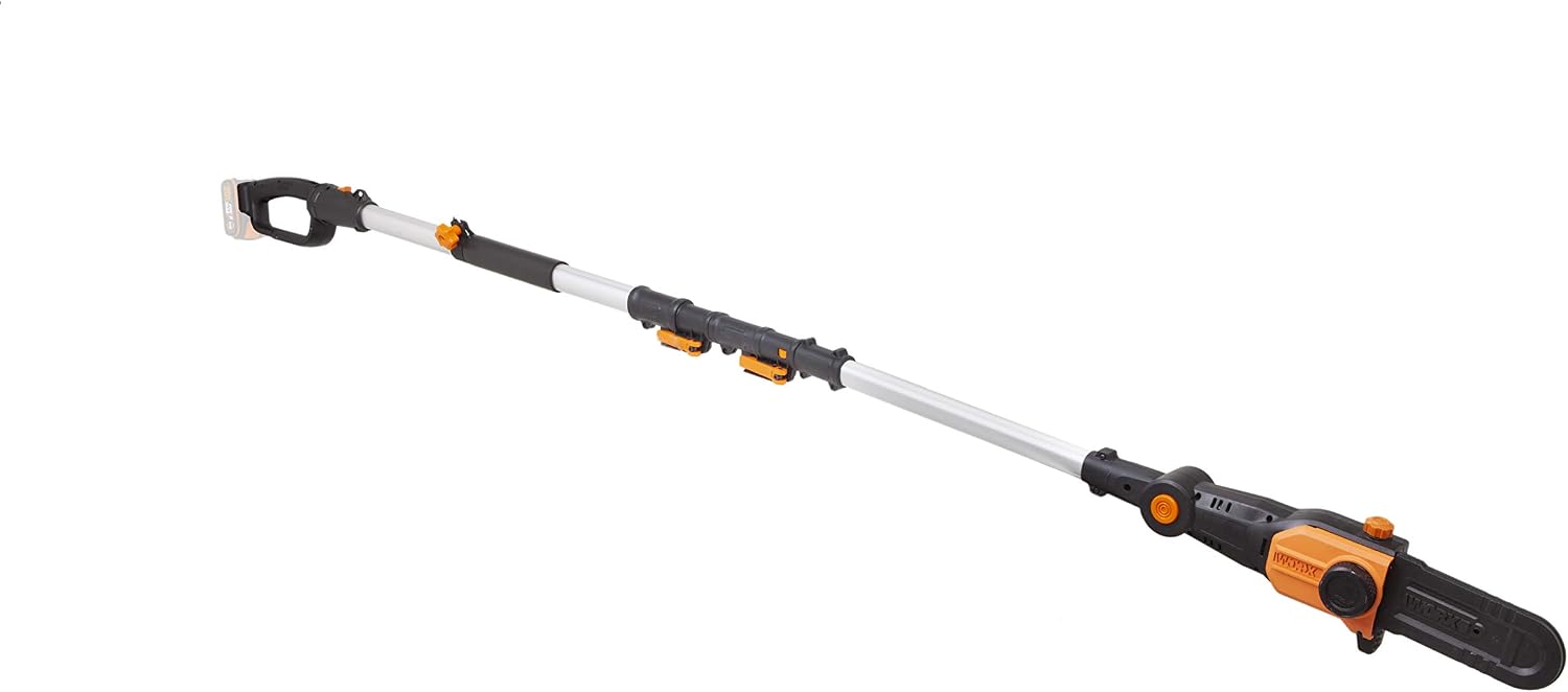 WORX WG349E.9 Cordless Pole Pruner/Saw, (Tool only, Battery and Charger Sold Separately), Black, 18V (20V Max)