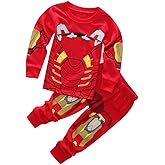 LEMONBABY Boys Cotton Sleepwear Pjs Pants 2 Piece Pajamas Set,Size 2-7Yrs