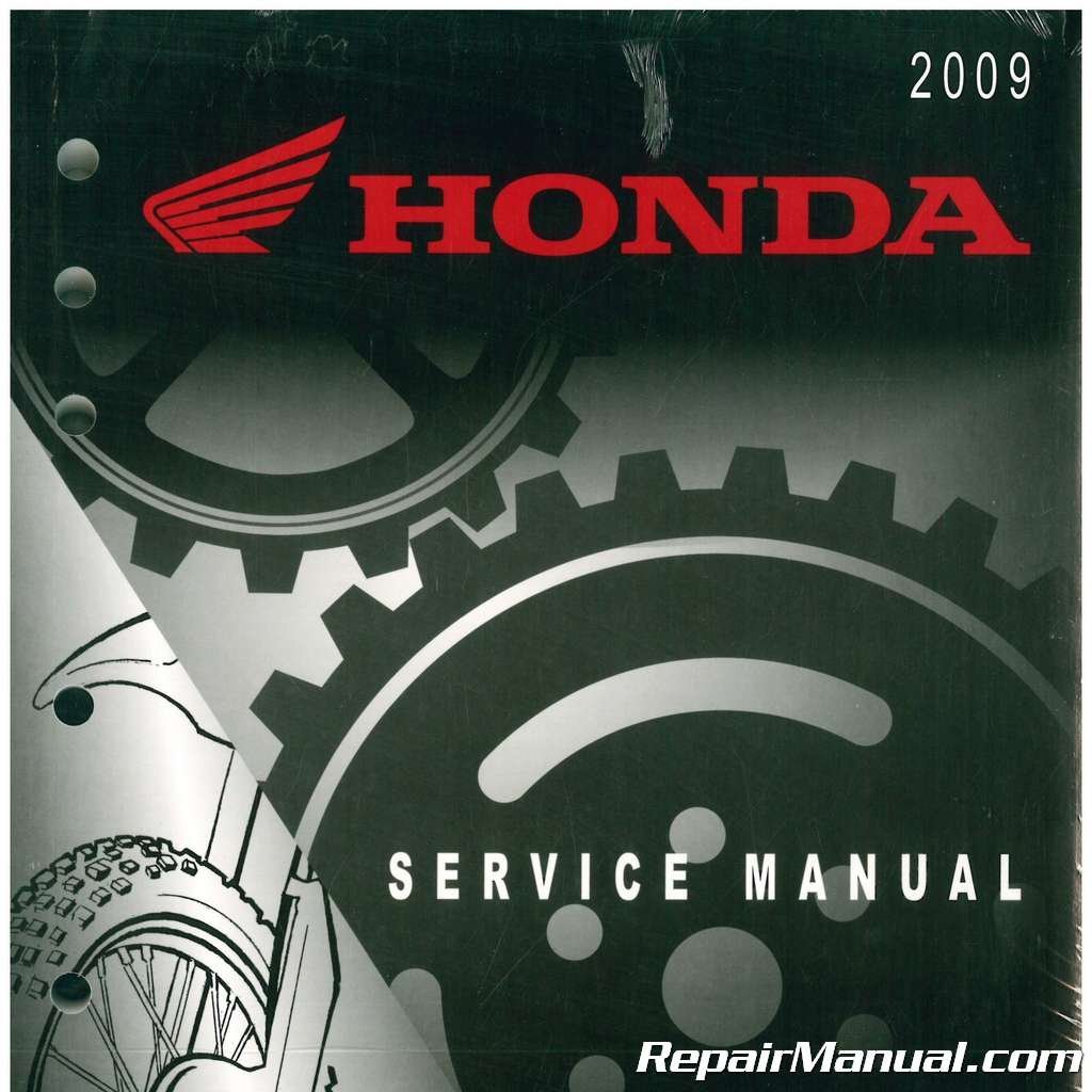 61MEN70 2009 Honda CRF450R Motorcycle Service Manual Paperback – 2004