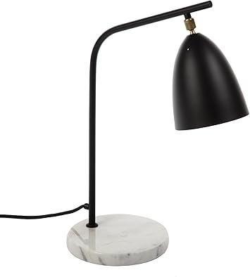 matt black table lamp