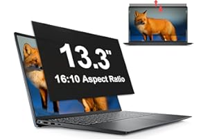 Laptop Privacy Screen 13.3 Inch Compatible with HP/Dell/Acer/Samsung/Asus/Lenovo/Toshiba, 16:10 Aspect Removable Anti Glare B