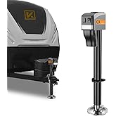 KYX Electric Trailer Jack to 7500LB, Electric Power A-Frame Tongue Jack,9.84"-33.85" Waterproof for Travel Trailer, RV,12V DC