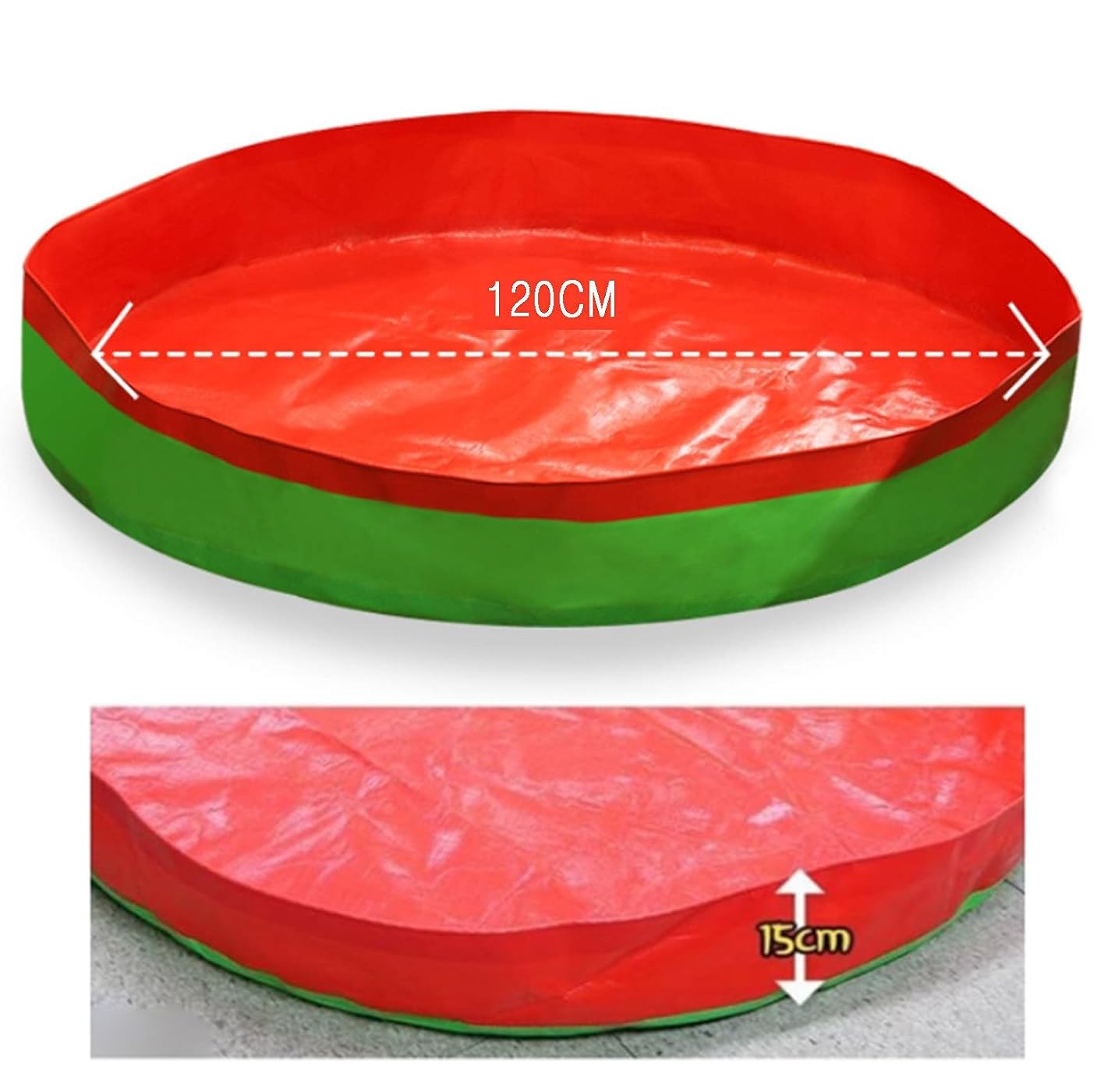 Kitchen Art Korean Kimchi Waterproof Mat for Kids, Playmat, Camping Mat, Adhesion (47.2 Inch) Red, Green