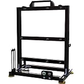 PC Test Bench Open Frame Computer Case Computer Motherboard Case Rack DIY Open Aluminum Frame Chassis Rack Support ITX/MATX/ATX/EAYX (ATX) Support 120 240 360 Liquid Cooling Vertical Overclocking