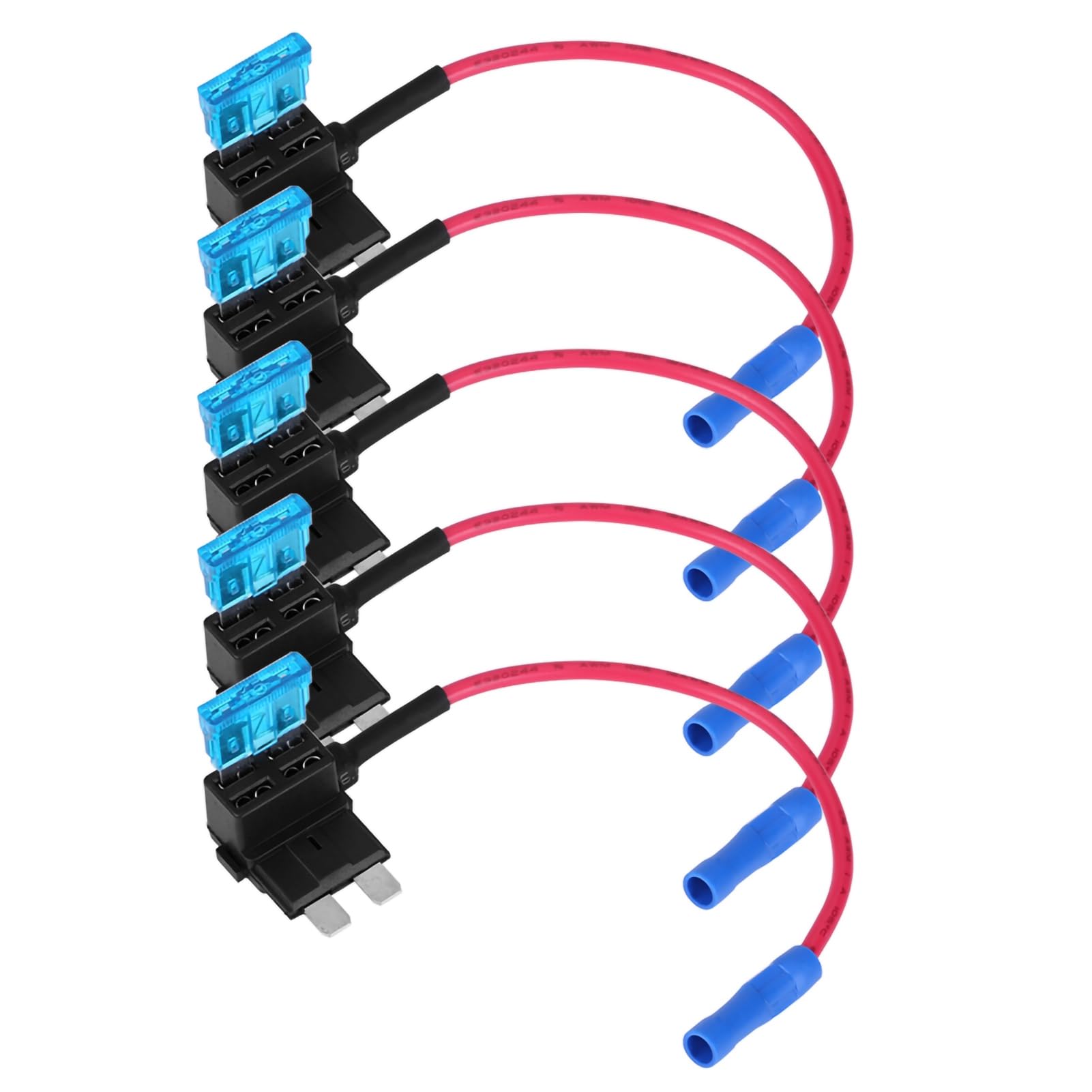 Car mini holder splice connector connection Adapter,5Pcs Car Auto Tap Adapter Blade Holder (Medium)