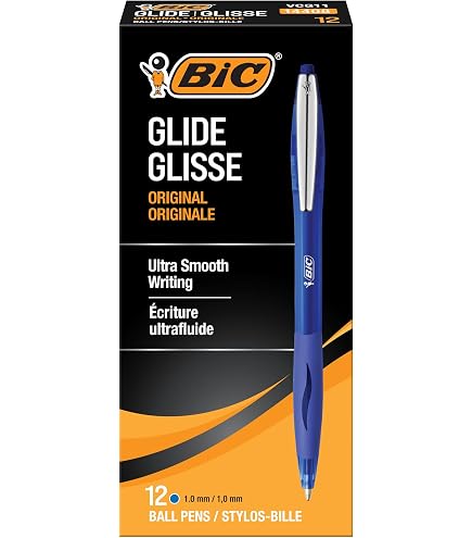 BIC Velocity Druckkugelschreiber – Easy Glide Technologie, Weicher Griff