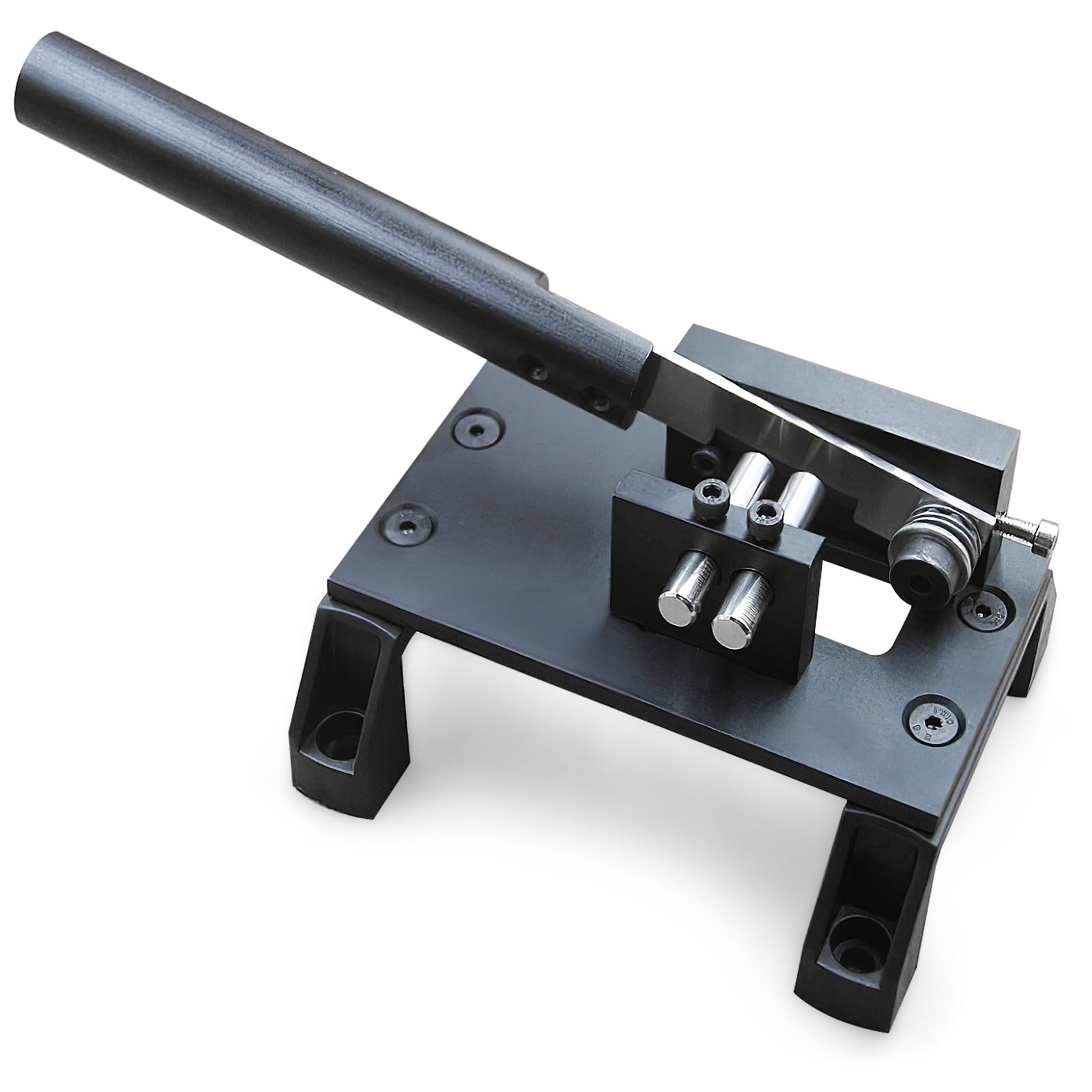 Photo 1 of Dual-Hole Lead Wire Cutter - 4.6mm & 6.1mm Manual Positioning Cutting Tool for Soft Wires (Lead/Tubing) with Ergonomic Grip