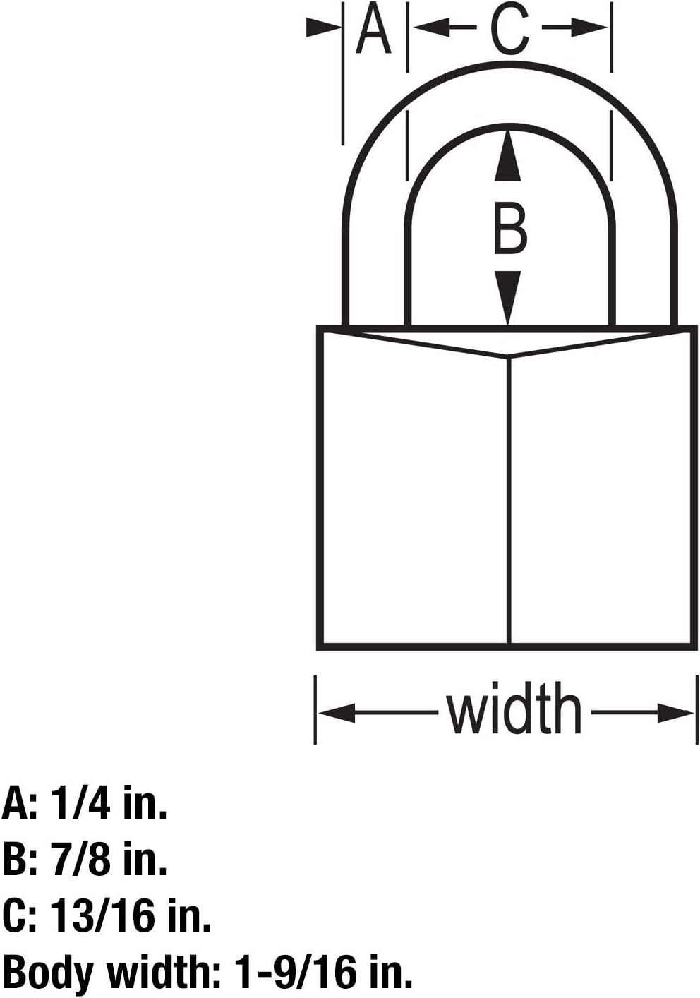 Master Lock 141D Covered Aluminum Keyed Padlock, 1 Pack, Black - Master Lock Solid Body Aluminum Padlock - 