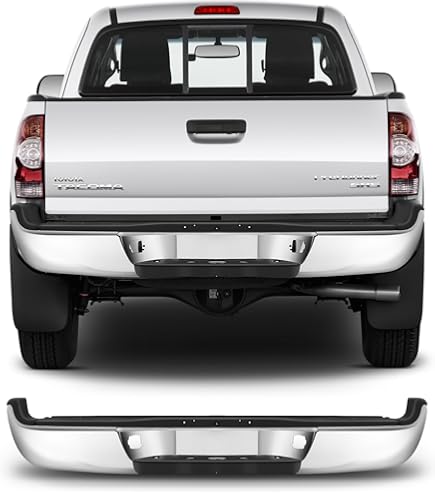 Rear Bumper Reinforcement Bar For Toyota Tacoma 2005-2015 - Steel Hitch Bar, Replaces 52043-04010