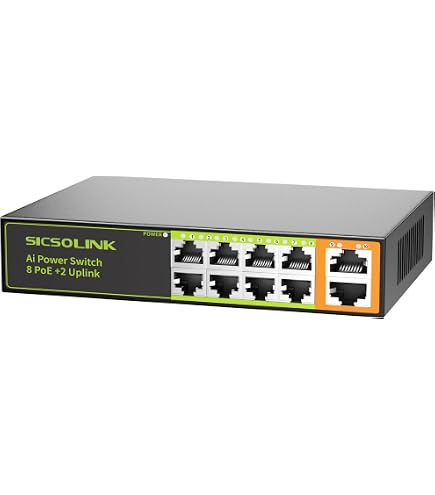 Amazon.com: Planet WGS-804HP: 8-Port 10/100/1000T Wall Mounted
