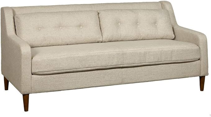 Amazon.com: Pulaski Home Comfort Mid Century Upholstered Sofa Couch, 74