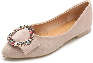 jeweled ballet flats