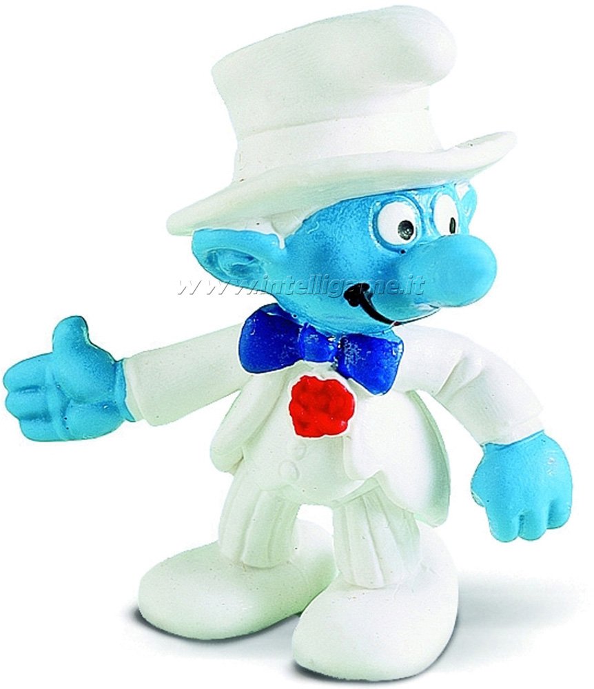 Schleich Smurf Bridegroom
