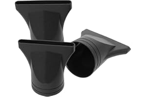 Ipetboom 3Pcs Hair Dryer Nozzle Attachments Universal Plastic Concentrator Nozzle for Styling and Even Drying Fits 1.7 Inch Hair Dryers Blow Dryer Accessories