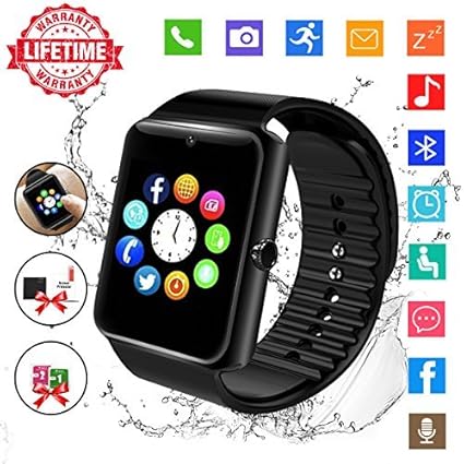 Amazon.com: Reloj inteligente con bluetooth, 1.54 ...