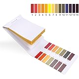 Cartine Tornasole Per PH - 80 Strisce, Gamma 1-14