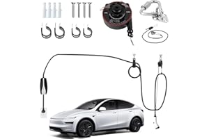 Flexible charging Universal EV Overhead Retractable Cable Management System for Tesla & Other Electric Vehicles,Garage Chargi