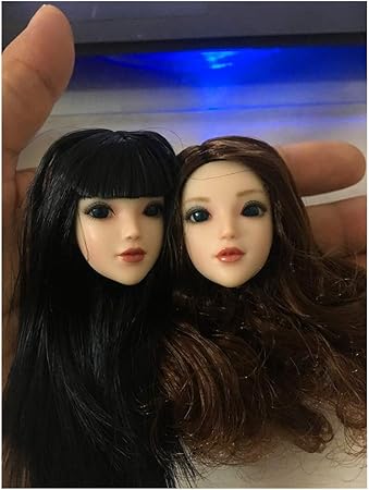 Amazon 1 6女性の美しい頭の彫刻絶妙な顔と美しい顔の特徴を完全に組み合わせた さまざまなスタイル A フィギュア ドール 通販