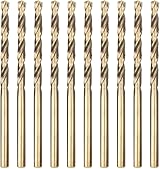 Meccion HSS Cobalt Drill Bit Set 2.5mm 10pcs DIN 338 Jobber Twist
