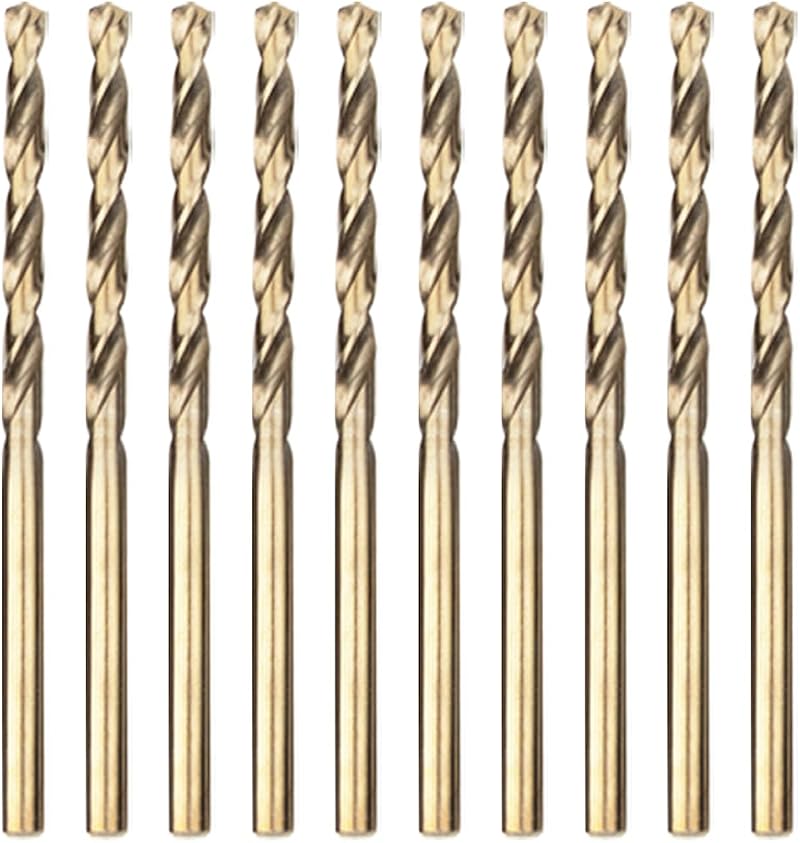 Meccion HSS Cobalt Drill Bit Set 2.5mm 10pcs DIN 338 Jobber Twist